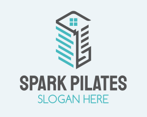 Skyscraper Building Property Logo