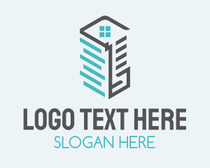 Skyscraper Building Property Logo