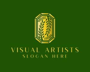 Organic Golden Leaf  Logo