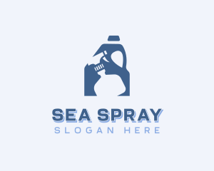 Cleaning Tools Disinfection logo design