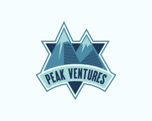 Mountain Summit Peak logo design