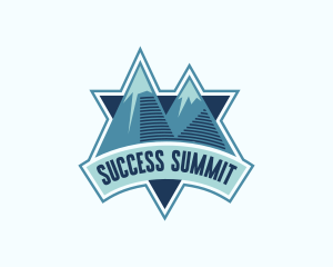 Mountain Summit Peak logo design