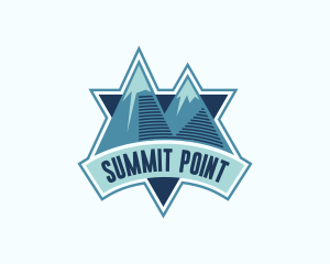 Mountain Summit Peak logo design