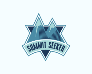 Mountain Summit Peak logo design