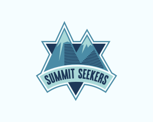 Mountain Summit Peak logo design