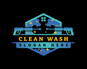 Pressure Wash Cleaning  logo design