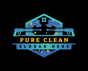 Pressure Wash Cleaning  logo design