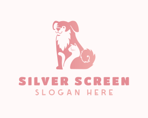 Puppy - Pink Cat & Dog Vet logo design