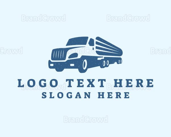 Cargo Shipping Truck Logo