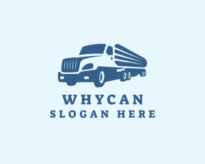 Driver - Cargo Shipping Truck logo design