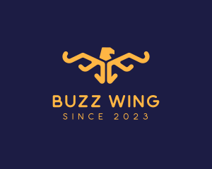 Golden Eagle Wings logo design