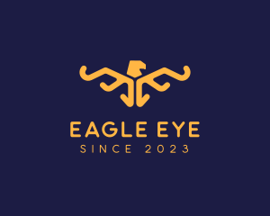 Eagle - Golden Eagle Wings logo design