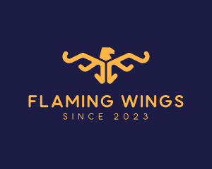 Wings - Golden Eagle Wings logo design