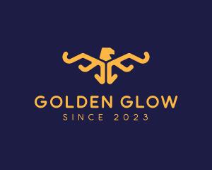 Golden - Golden Eagle Wings logo design