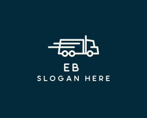 Moving - Express Service Truck logo design