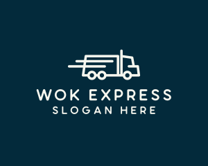 Express Service Truck logo design