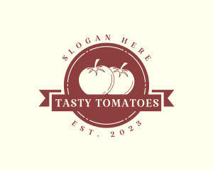 Tomato Fruit Produce logo design