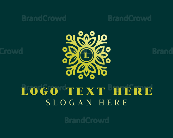 Lotus Flower Garden Logo