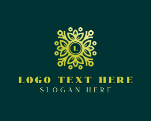 Stylish - Lotus Flower Garden logo design