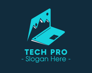 Pc - Travel Blog Laptop logo design