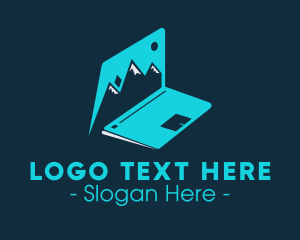 Gadget - Travel Blog Laptop logo design