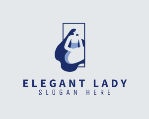 Blue Sexy Lady logo design