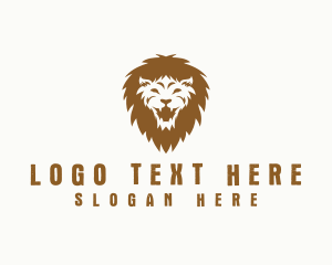 Predator - Wild Lion Roar logo design
