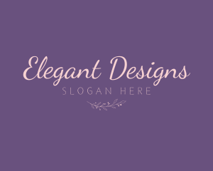 Ornate - Floral Ornate Script logo design