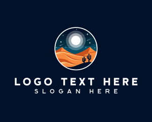 Sand - Adventure Desert Outdoor logo design