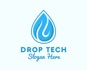 Drop - Water Rain Drop logo design