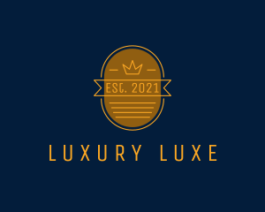 Luxury Royal Crown logo design