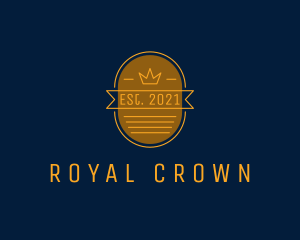 Luxury Royal Crown logo design