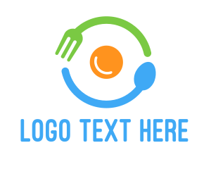 two-eating-logo-examples