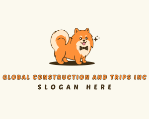 Pomeranian Pet Dog Logo