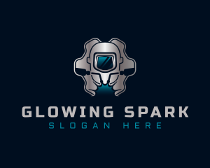 Welding Fabrication Cog logo design