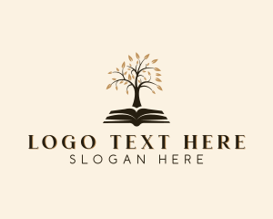 Library - Publisher Author Book logo design