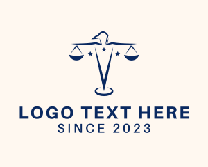 Court - Wing Justice Firm logo design