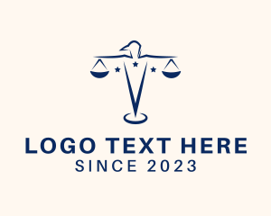 Courthouse - Wing Justice Firm logo design
