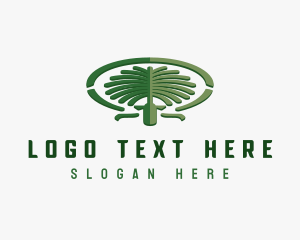 Island - Dubai Island Tourism logo design