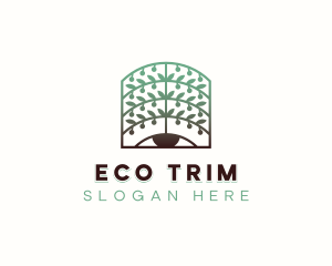 Botanical Planting Eco logo design