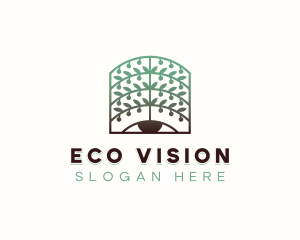 Botanical Planting Eco logo design