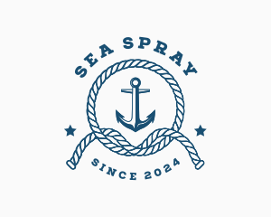 Nautical Anchor Rope logo design