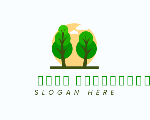 Plant - Eco Tree Park logo design