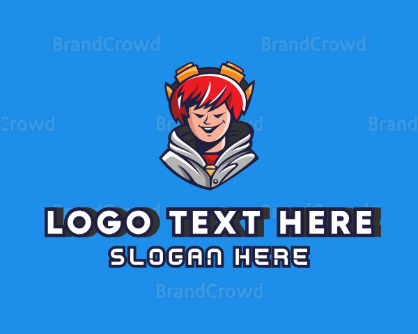 Teen Hoodie Gamer Logo