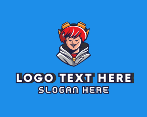 Avatar - Teen Hoodie Gamer logo design