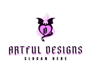 Evil Heart Boutique logo design