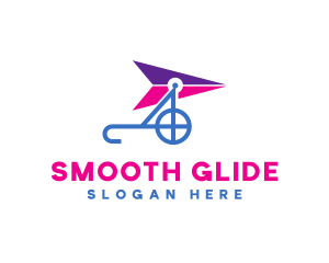 Glide - Aviation Glider Flying logo design