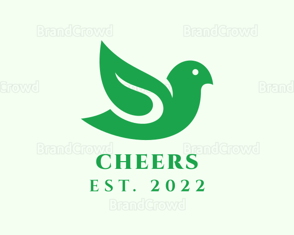 Bird Leaf Nature Logo