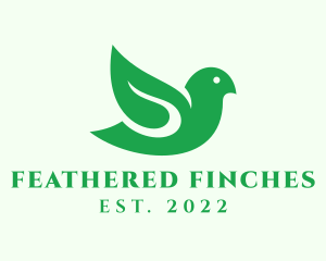 Bird Leaf Nature logo design