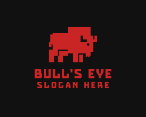 Bull Pixel Gaming  logo design